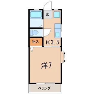 チェリーハイム【1階】の間取り