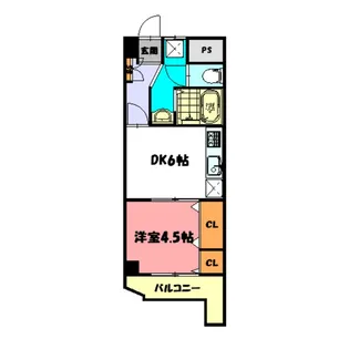 マンション美苑【2階】の間取り