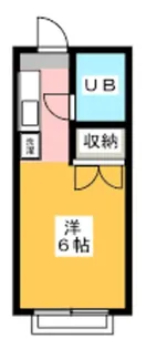 コーポ二葉2号A【2階】の間取り