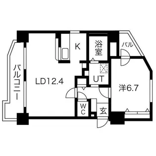 アクティ麻生南II【6階】の間取り