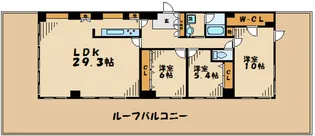 ラナイガーデン新百合イースト【10階】の間取り