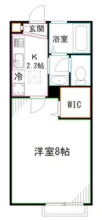 レ・フレールII【1階】の間取り