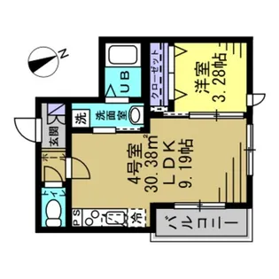 TUP津田沼【3階】の間取り