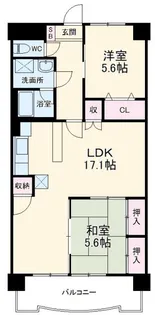 ティアール小相木【2階】の間取り