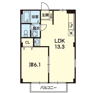 グリーンハイツ【2階】の間取り