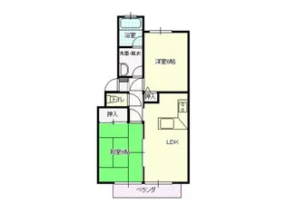 リバティ五智 A棟【2階】の間取り