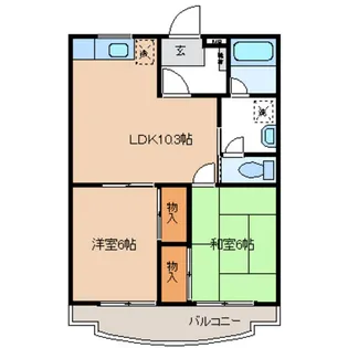 シャレーナ・S【1階】の間取り