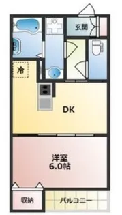 リビングライフ諏訪ノ森【1階】の間取り