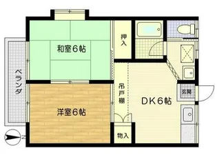 第2野崎コ ポ【1階】の間取り