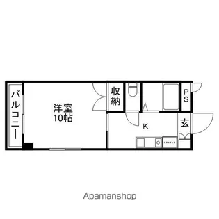スリーパーシモンズパレス【3階】の間取り