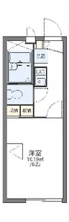レオパレスハロー越谷【2階】の間取り