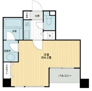 エンゼルピュア高輪【4階】の間取り