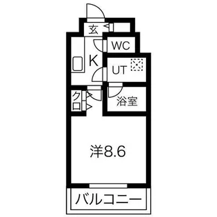 サンステージ金山【8階】の間取り