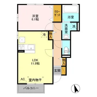 Ambicion A【1階】の間取り