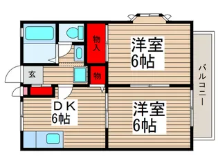 サングレールA【2階】の間取り