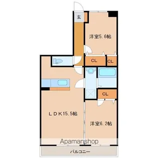 ブランエトワール【3階】の間取り