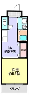 メゾンドクレチュール【4階】の間取り