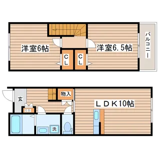 バウ・サト・レ【1階】の間取り