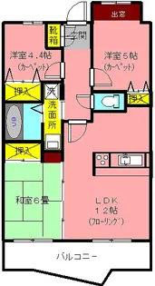 エクセレント伊佐津【2階】の間取り