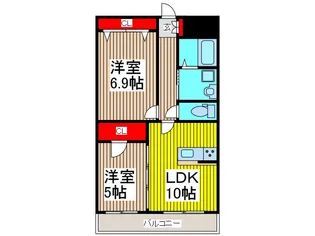 栄町弥生マンション【1階】の間取り