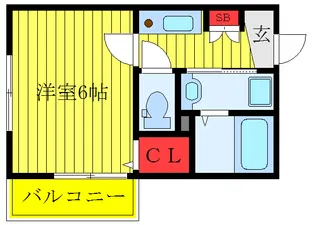 CORDEA新井宿【1階】の間取り