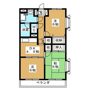 LEGEND成田【2階】の間取り