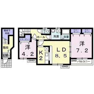 グランメールIII【2階】の間取り