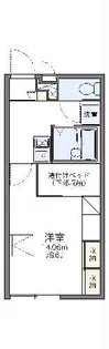 レオパレスオーシャン【1階】の間取り