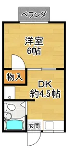 池田ハイツ【2階】の間取り