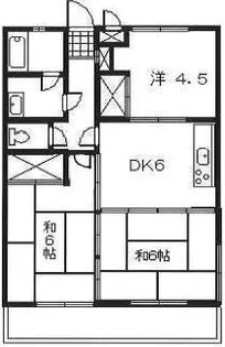 ハイツシルク【1階】の間取り