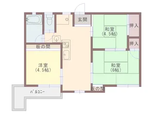 県庁前第一ビル【8階】の間取り
