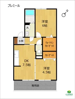 プレミール「2DK」【2階】の間取り