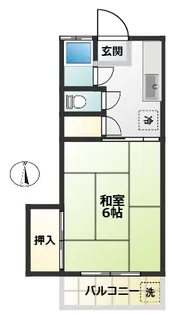 カーサ桜上水【1階】の間取り