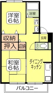 ガーデンコーポ【1階】の間取り