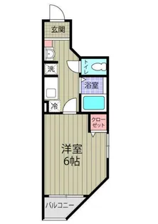 1Kの間取り画像