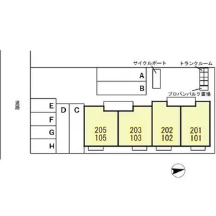 Park&HouseII(パークアンドハウスツウ)【1階】の地図