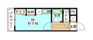 西町プラザ【5階】の間取り