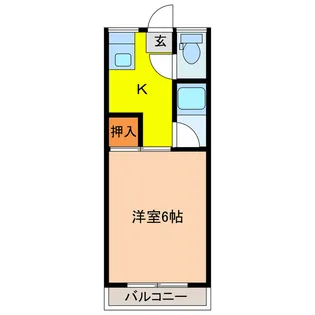 フィリア西宇部南参番館【1階】の間取り