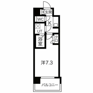 サムティ福島VIVENTE【5階】の間取り