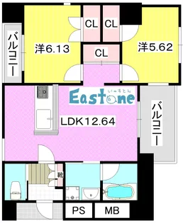 HAZU GRANDE(ハズ グランデ)【9階】の間取り