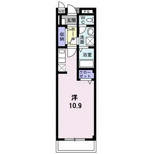 メゾンノワール【2階】の間取り