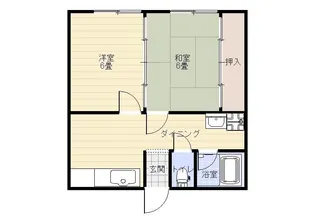 KENコーポ【2階】の間取り