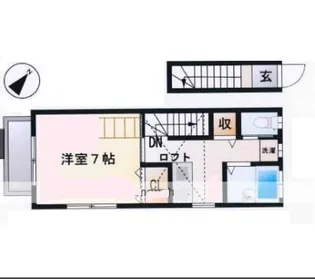 茨城県牛久市南1【アパート】の間取り