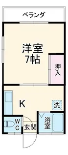 グリーンヒル【3階】の間取り