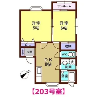 ヴェルジェ112【2階】の間取り