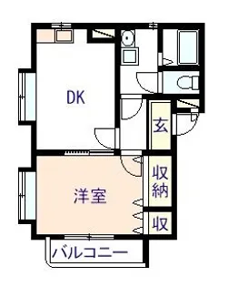 ユーミーマツダII【1階】の間取り