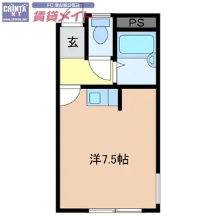 アメニティーPART1【3階】の間取り