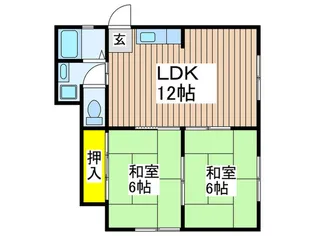 メゾン・ルミエール【2階】の間取り