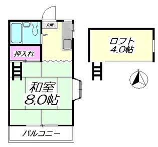 ハイツ ワイアール【2階】の間取り