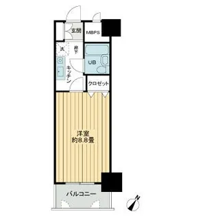 ライオンズマンション開運橋【13階】の間取り